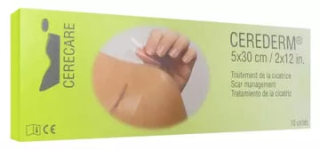 Cerecare Cerederm Rectangle Scar Management 5 X 30Cm 10 Units