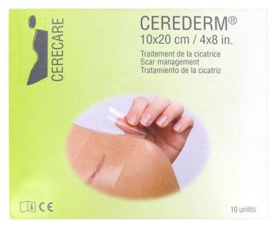 Cerecare Cerederm Rectangle Scar Management 10 X 20Cm 10 Units