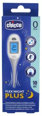 Chicco Flex Night Plus Clinical Rectal And Oral Thermometer 0 Months And +