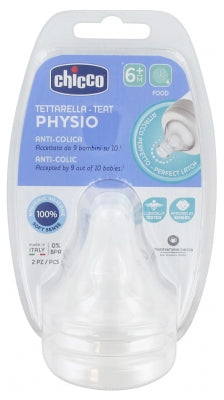 Chicco Physio 2 Teats Meal Flow 6 Months And +