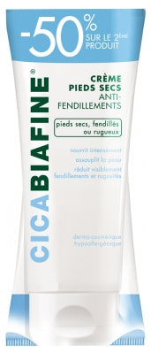 Cicabiafine Anti-Chapping Dry Feet Cream 2 X 100Ml