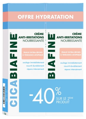 Cicabiafine Anti-Irritations Moisturising Cream 2 X 200Ml