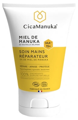 Cicamanuka Repairing Hand Care 5% Of Manuka Honey Iaa 15+ Organic 50Ml