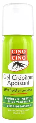 Cinq Sur Cinq Soothing Crackling Gel Insects And Plants Bites 50Ml