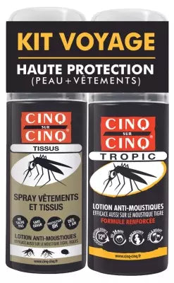 Cinq Sur Cinq Anti-Mosquitoes High Protection Travel Kit