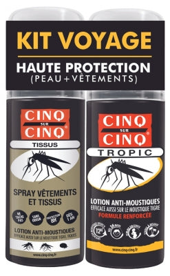 Cinq Sur Cinq Anti-Mosquitoes High Protection Travel Kit