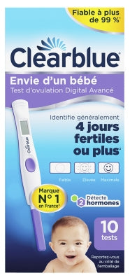 Clearblue Digital Ovulation Test 4 Days 10 Units