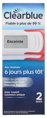 Clearblue Digital Ultra-Early Detection Pregnancy Test X 2 Tests