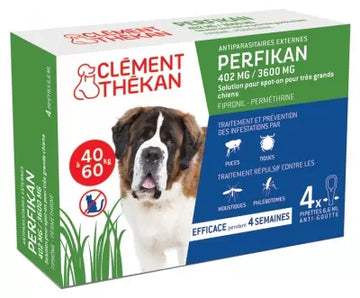 Clément Thékan Perfikan 402Mg/3600Mg Very Large Dogs 4 Pipettes