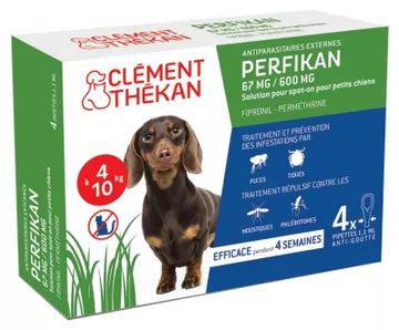 Clément Thékan Perfikan 67Mg/600Mg Little Dogs 4 Pipettes