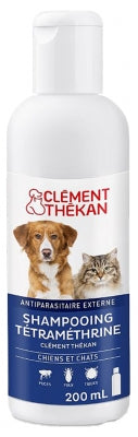 Clément Thékan Tetramethrin Shampoo Dogs And Cats 200 Ml