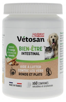 Clément Thékan Vétosan Intestinal Well-Being 60 Tablets