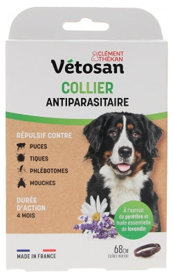 Clément Thékan Vétosan Repellent Collar Dog 68Cm