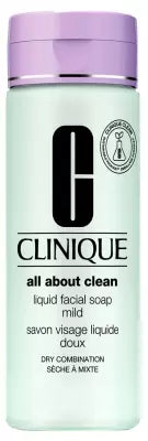 Clinique Liquid Facial Soap Mild Dry Combination Skin 200Ml