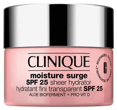 Clinique Moisture Surge Moisturizer Clear Finish Spf25 50 Ml