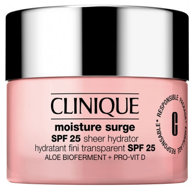 Clinique Moisture Surge Moisturizer Clear Finish Spf25 30 Ml