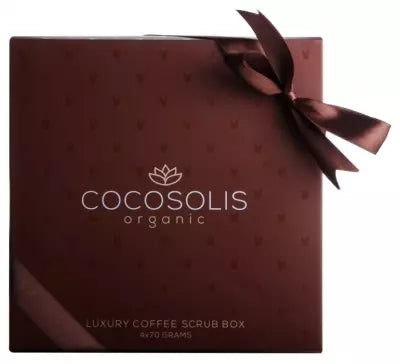 Cocosolis Luxury Coffee Scrub Box Set Of 4 Natural Scrubs