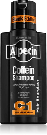 Alpecin Coffein Shampoo C1 Black Edition Caffeine Shampoo For Men For Hair Growth Stimulation 