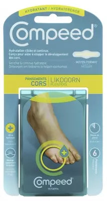 Compeed Corns Moisturising Plaster Medium Size 6 Plasters
