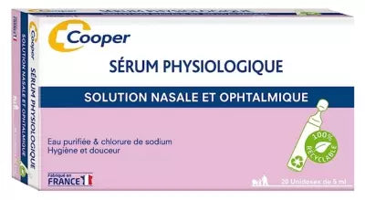 Cooper Physiological Serum 20 Unidoses Of 5 Ml