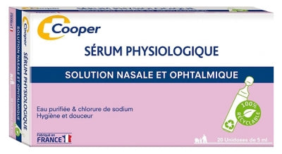 Cooper Physiological Serum 20 Unidoses Of 5 Ml