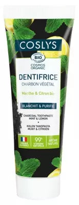 Coslys Organic Vegetable Charcoal Toohpaste 100G
