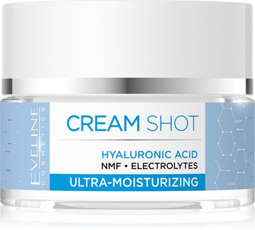 Eveline Cosmetics Cream Shot Hyaluronic Acid Intensive Moisturising Cream For Dry To Very Dry Skin