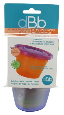 Dbb Remond Set Of 6 Food Pots With Lids