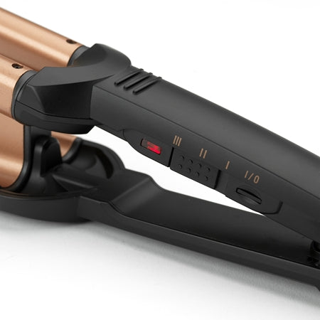 Babyliss Deep Waves W2447E Triple Barrel Curling Iron For Hair