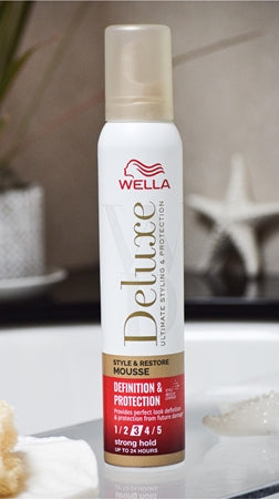 Wella Deluxe Definition & Protection Styling Mousse For Abundant Volume 