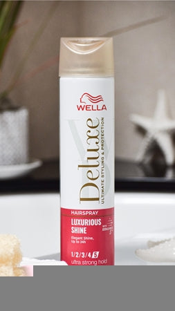 Wella Deluxe Luxurious Shine Hairspray For Shine 