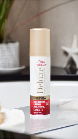 Wella Deluxe Style & Restore Styling Cream For Smoothing And Restoring Damaged Hair 
