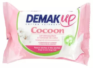 Demak'Up Cocoon Dry To Very Dry Skins 25 Cleansing Wipes