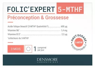 Densmore Folic'Expert 5-Mthf Preconception & Pregnancy 90 Tablets