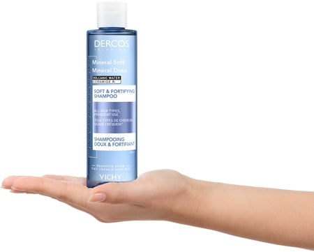 Vichy Dercos Mineral Soft Strengthening Shampoo For All Hair Types