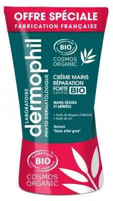 Dermophil Indien Strong Repair Hand Cream Organic 2 X 75Ml