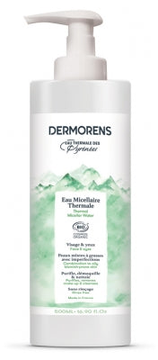 Dermorens Organic Thermal Spring Water For Combination To Oily Skin 500 Ml