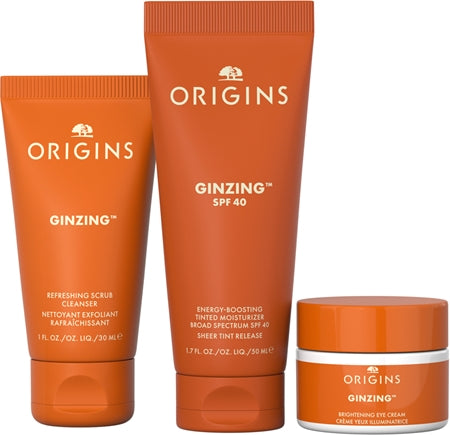 Origins Discovery Set Ginzing Protect & Glow Gift Set For Women Shade Cool