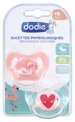 Dodie 2 Physiological Silicon Soothers 6 Months And + N°P67