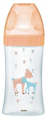 Dodie Glass Baby Bottle Sensation+ 270Ml Flow 2 0-6 Months