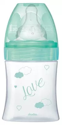 Dodie Glass Baby Bottle Initiation+ 150Ml Flow 1 0-6 Months