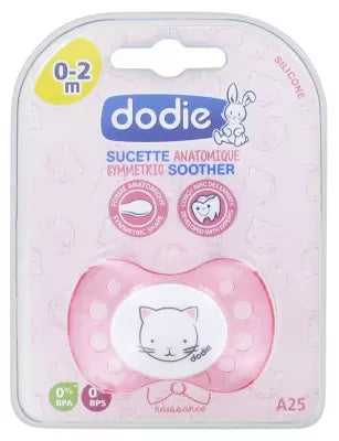 Dodie Symmetric Silicone Soother 0-2 Months N°A25