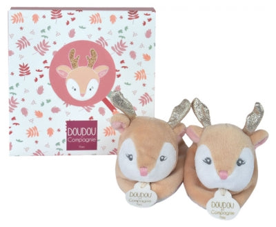 Doudou Et Compagnie Eléa The Reindeer Slippers 0-6 Months