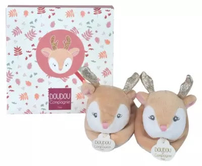 Doudou Et Compagnie Eléa The Reindeer Slippers 0-6 Months