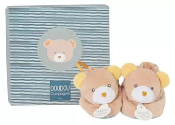 Doudou Et Compagnie Maé The Bear Slippers 0-6 Months