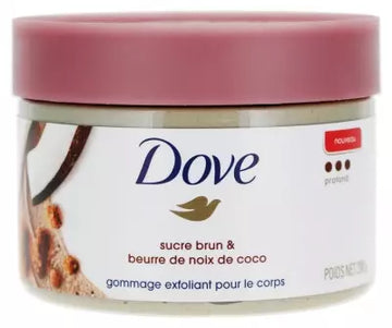 Dove Deep Exfoliating Body Scrub Brown Sugar And Coconut Butter 298G