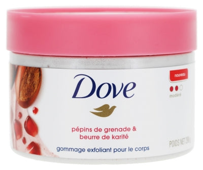 Dove Exfoliating Body Scrub Pomegranate Seeds And Shea Butter 298G