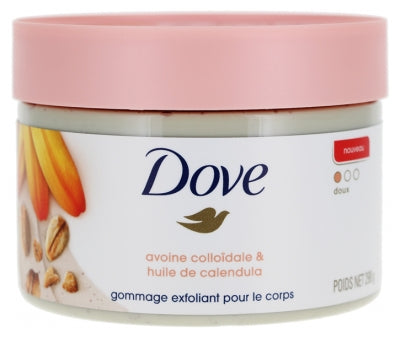 Dove Gentle Exfoliating Body Scrub Colloidal Oatmeal And Calendula Oil 298G