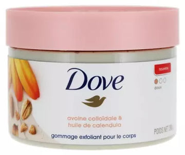 Dove Gentle Exfoliating Body Scrub Colloidal Oatmeal And Calendula Oil 298G