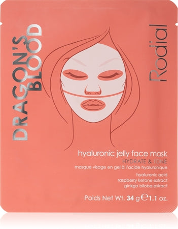 Rodial Dragon'S Blood Hyaluronic Jelly Face Mask Intensive Hydrogel Mask With Hyaluronic Acid 